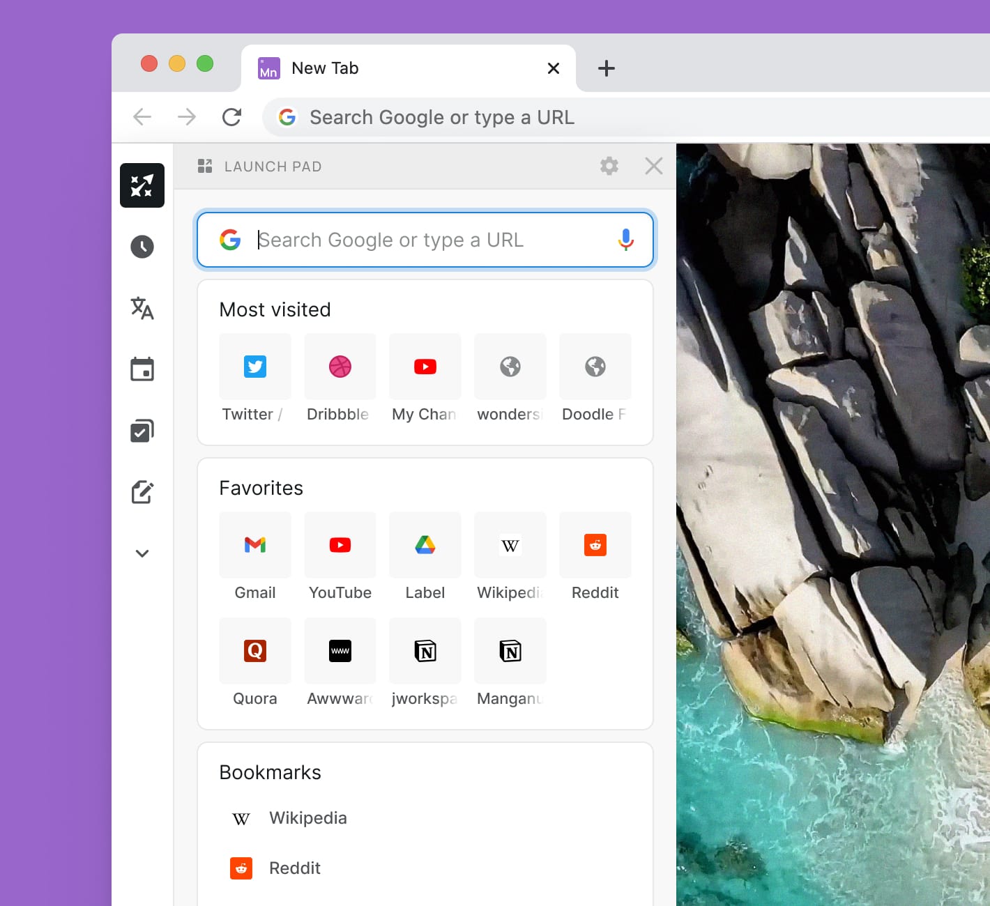 Manganum UI elements